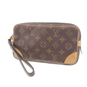 LOUIS VUITTON LV Used Marly
Dragonne PM Clutch Bag Monogram